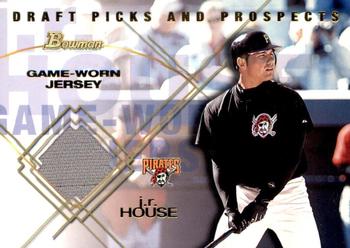 2001 Bowman Draft Picks & Prospects - Relics #BDPR-JRH J.R. House  Front