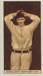 2014 Dean's Reprints Brown Backgrounds (T207) reprint #108 Rube Marquard Front