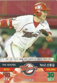 2016 SMG Ntreev Baseball's Best Players Diamond Winners #PA02-KI003 Jong-Gil Shin Front