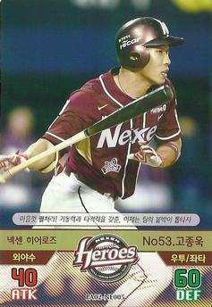 2016 SMG Ntreev Baseball's Best Players Diamond Winners #PA02-NE005 Jong-Wook Ko Front