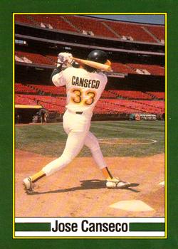 1991 Perfect Game Co. Jose Canseco (unlicensed) #NNO Jose Canseco Front