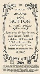 2016 Topps Gypsy Queen - Mini #304 Don Sutton Back