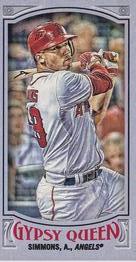 2016 Topps Gypsy Queen - Mini Purple #55 Andrelton Simmons Front