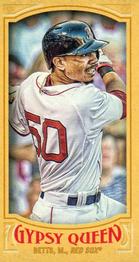 2016 Topps Gypsy Queen - Mini Gold #158 Mookie Betts Front
