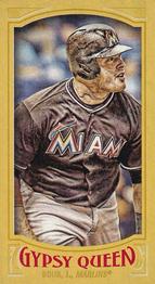2016 Topps Gypsy Queen - Mini Gold #258 Justin Bour Front