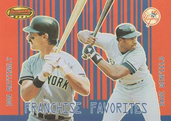 2001 Bowman's Best - Franchise Favorites #FF-MW Don Mattingly / Dave Winfield  Front
