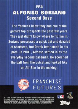 2001 Bowman's Best - Franchise Futures #FF3 Alfonso Soriano  Back