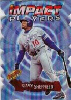 2001 Bowman's Best - Impact Players #IP6 Gary Sheffield  Front