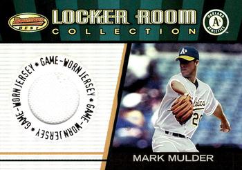 2001 Bowman's Best - Locker Room Collection Jerseys #LRCJ-MM Mark Mulder  Front