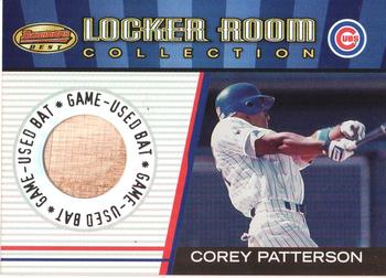 2001 Bowman's Best - Locker Room Collection Lumber #LRCL-CP Corey Patterson  Front