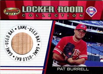 2001 Bowman's Best - Locker Room Collection Lumber #LRCL-PB Pat Burrell  Front