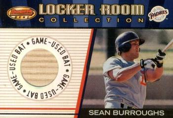 2001 Bowman's Best - Locker Room Collection Lumber #LRCL-SB Sean Burroughs  Front