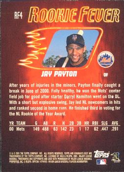 2001 Bowman's Best - Rookie Fever #RF4 Jay Payton  Back