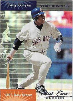 2001 Donruss - 1999 Retro Stat Line Season #12 Tony Gwynn Front