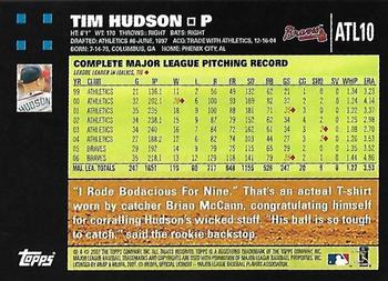 2007 Topps Atlanta Braves #ATL10 Tim Hudson Back