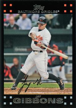 2007 Topps Baltimore Orioles #BAL3 Jay Gibbons Front