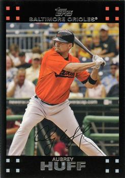 2007 Topps Baltimore Orioles #BAL4 Aubrey Huff Front