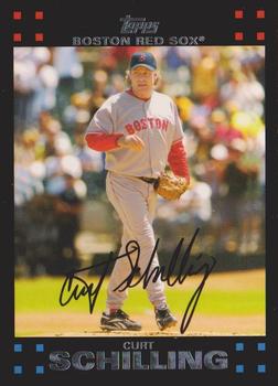2007 Topps Boston Red Sox #BOS6 Curt Schilling Front