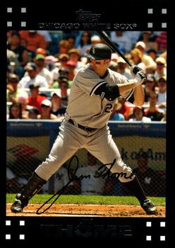 2007 Topps Chicago White Sox #CHW10 Jim Thome Front