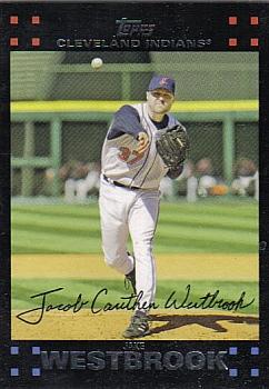2007 Topps Cleveland Indians #CLE3 Jake Westbrook Front