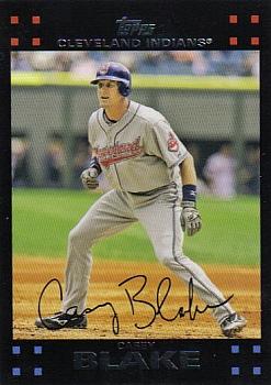 2007 Topps Cleveland Indians #CLE5 Casey Blake Front