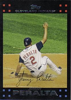 2007 Topps Cleveland Indians #CLE6 Jhonny Peralta Front