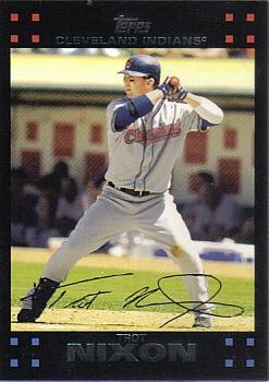 2007 Topps Cleveland Indians #CLE7 Trot Nixon Front