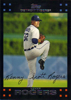 2007 Topps Detroit Tigers #DET8 Kenny Rogers Front