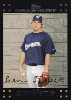 2007 Topps Milwaukee Brewers #MIL6 Ben Sheets Front