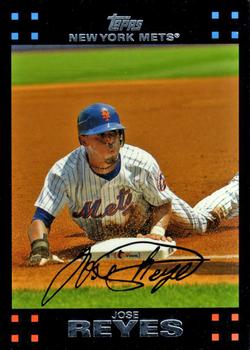 2007 Topps New York Mets #NYM2 Jose Reyes Front