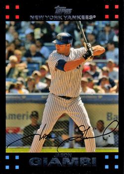 2007 Topps New York Yankees #NYY3 Jason Giambi Front
