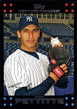 2007 Topps New York Yankees #NYY4 Andy Pettitte Front