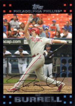 2007 Topps Philadelphia Phillies #PHI5 Pat Burrell Front