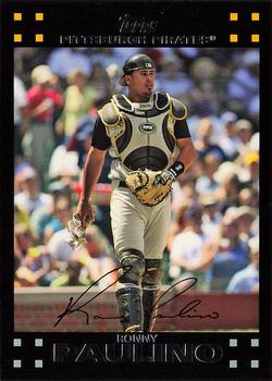 2007 Topps Pittsburgh Pirates #PIT2 Ronny Paulino Front