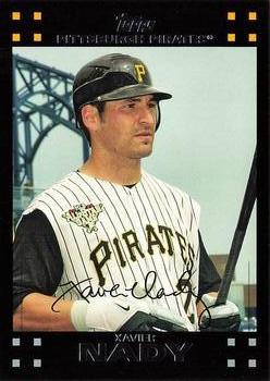2007 Topps Pittsburgh Pirates #PIT12 Xavier Nady Front