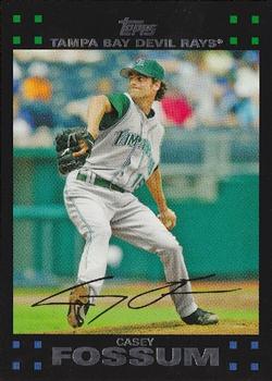 2007 Topps Tampa Bay Devil Rays #TBD3 Casey Fossum Front