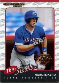 2001 Donruss - Baseball's Best The Rookies Bronze #R91 Mark Teixeira  Front