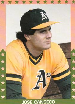 1990 Baseballs Finest Stars (unlicensed) #NNO Jose Canseco Front