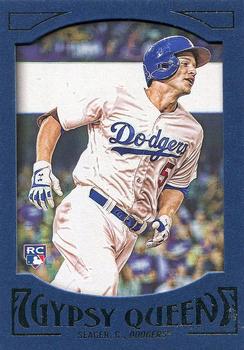 2016 Topps Gypsy Queen - Framed Blue #7 Corey Seager Front
