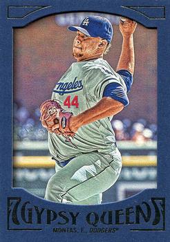 2016 Topps Gypsy Queen - Framed Blue #51 Frankie Montas Front