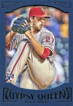 2016 Topps Gypsy Queen - Framed Blue #95 Aaron Nola Front
