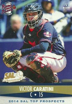 2014 Brandt South Atlantic League Top Prospects #5 Victor Caratini Front