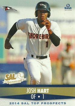 2014 Brandt South Atlantic League Top Prospects #12 Josh Hart Front