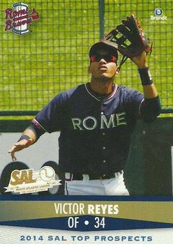 2014 Brandt South Atlantic League Top Prospects #23 Victor Reyes Front