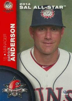 2014 Brandt South Atlantic League North Division All-Stars #27 Patrick Anderson Front