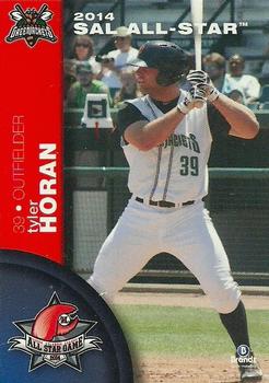 2014 Brandt South Atlantic League South Division All-Stars #11 Tyler Horan Front