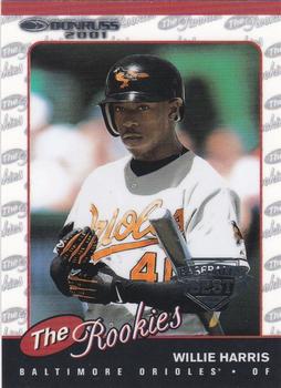 2001 Donruss - Baseball's Best The Rookies Silver #R7 Willie Harris  Front