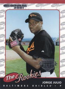 2001 Donruss - Baseball's Best The Rookies Silver #R34 Jorge Julio  Front