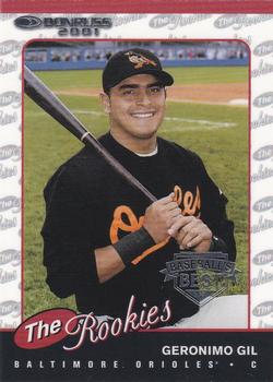 2001 Donruss - Baseball's Best The Rookies Silver #R80 Geronimo Gil  Front