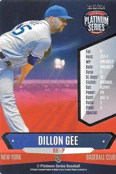 2015 Platinum Series #NNO Dillon Gee Front
